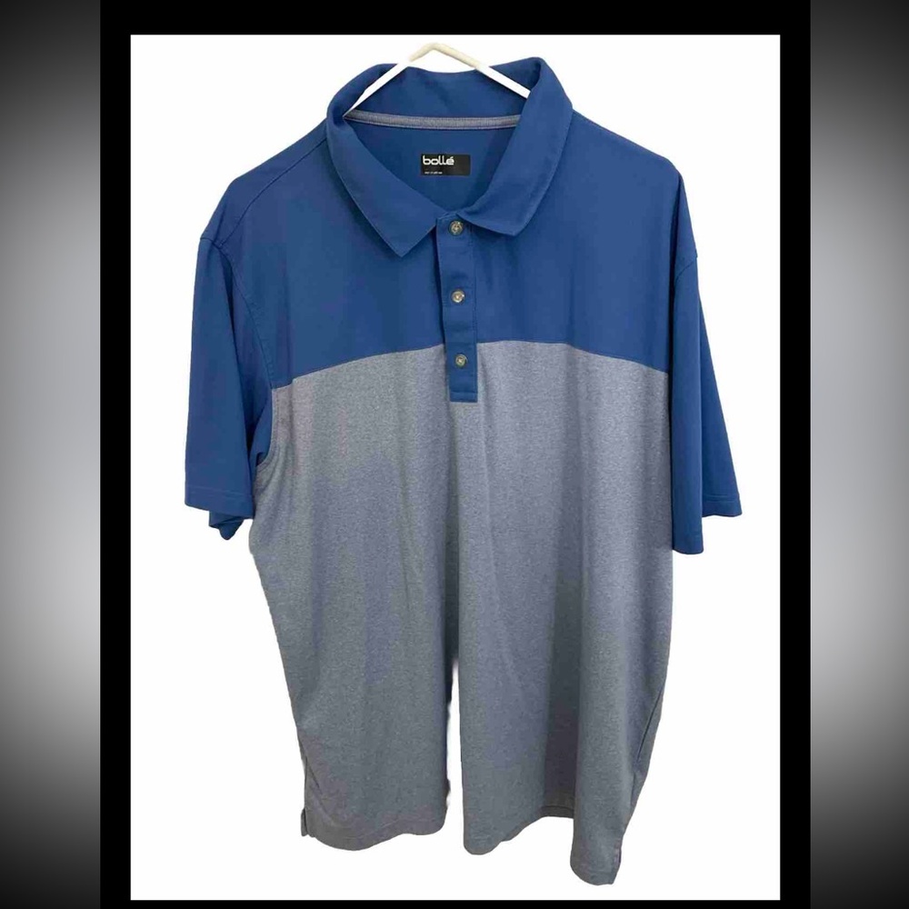 Bolle’ Mens Short Sleeve Polo Shirt Golf Polo Sports Tennis Shirt